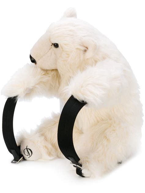 dolce gabbana polar bear backpack .